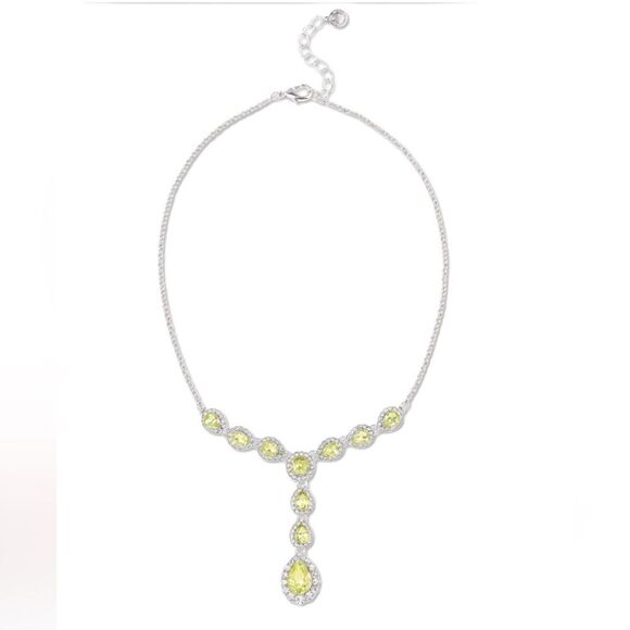 NWT Charter Club Crystal Lariat Necklace, 17" + 2" Extender - Picture 1 of 6